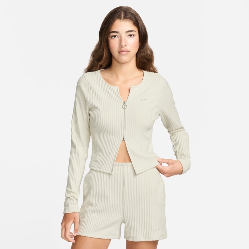 Nike Sportswear Chill Rib
Women's Slim Full-Zip Cardigan - Picture 2 of 5